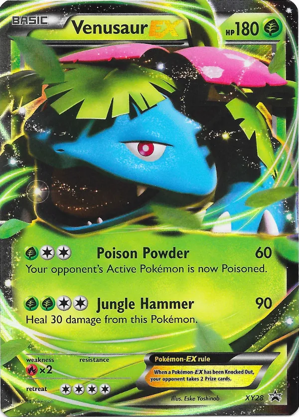 Carte Venusaur-EX — XY Black Star Promos