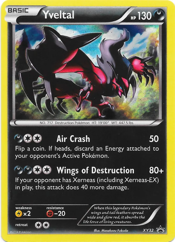 Carte Yveltal — XY Black Star Promos