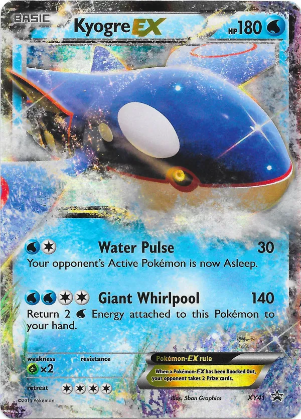Carte Kyogre EX — XY Black Star Promos