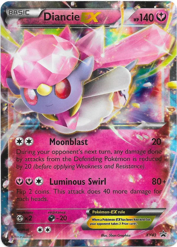 Carte Diancie EX — XY Black Star Promos