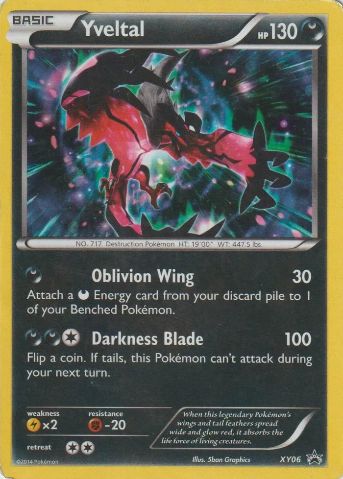 Carte Yveltal — XY Black Star Promos