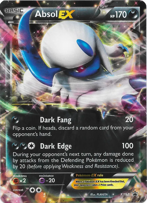 Carte Absol EX — XY Black Star Promos