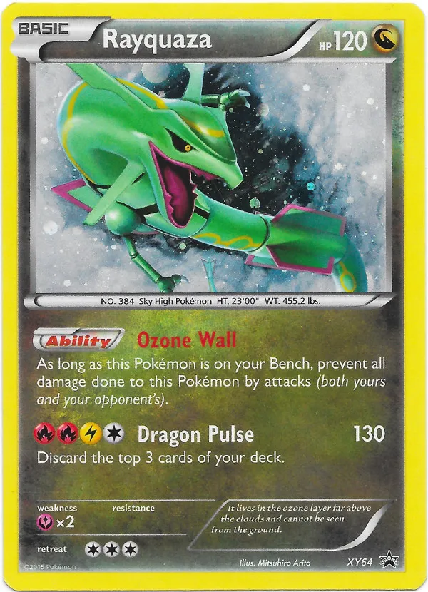 Carte Rayquaza — XY Black Star Promos