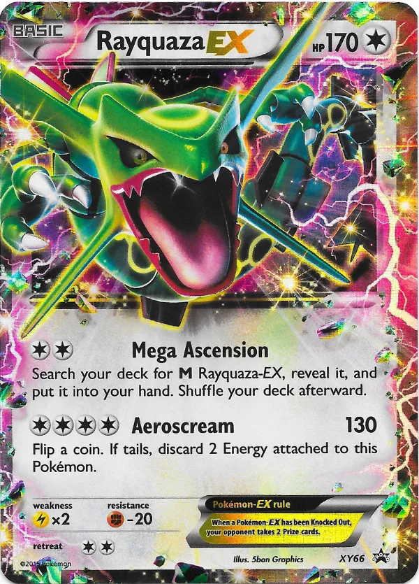 Carte Rayquaza EX — XY Black Star Promos