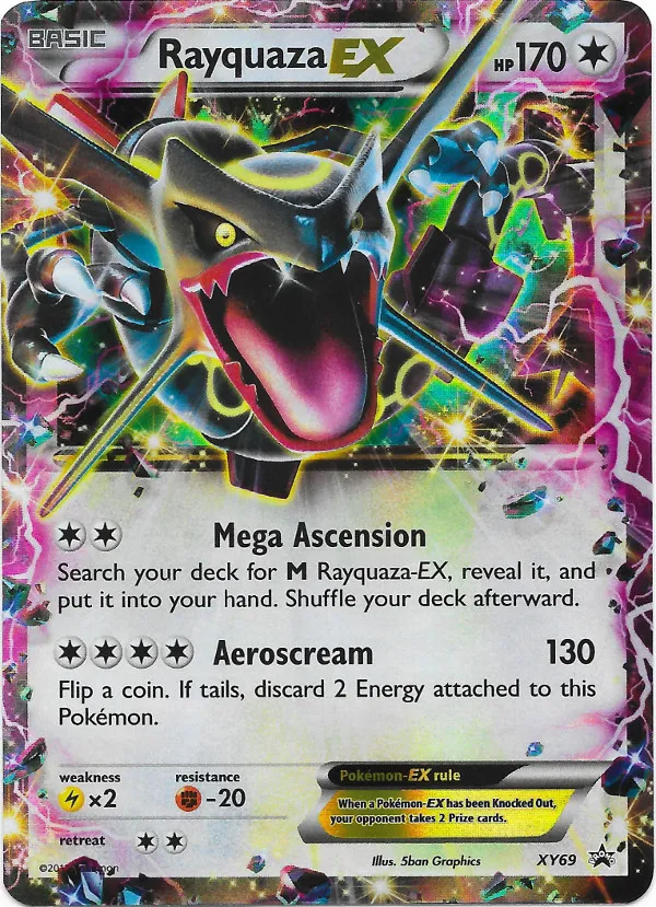 Carte Rayquaza EX — XY Black Star Promos