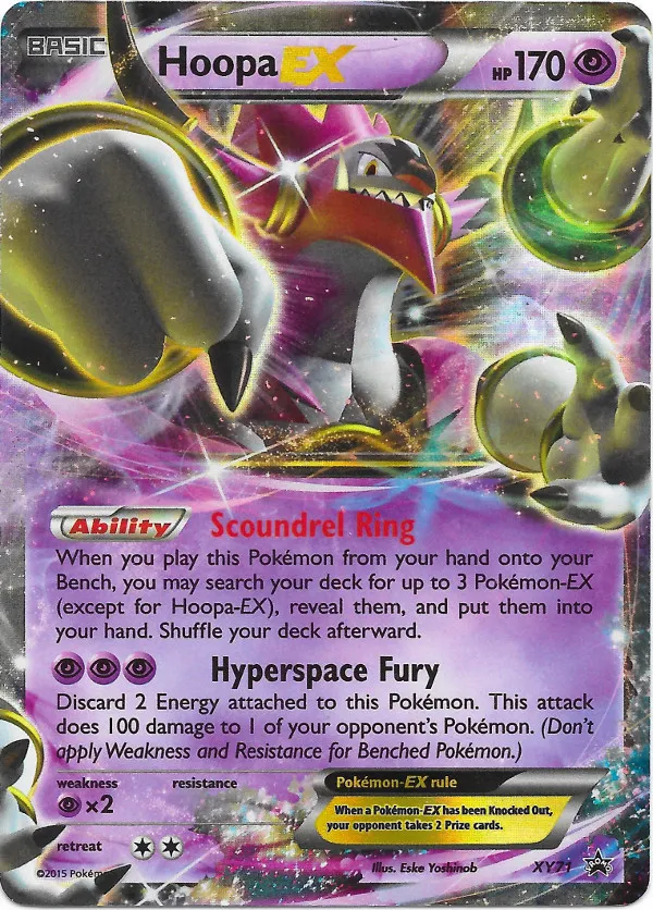Carte Hoopa EX — XY Black Star Promos