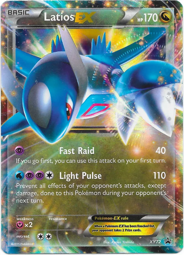 Carte Latios EX — XY Black Star Promos