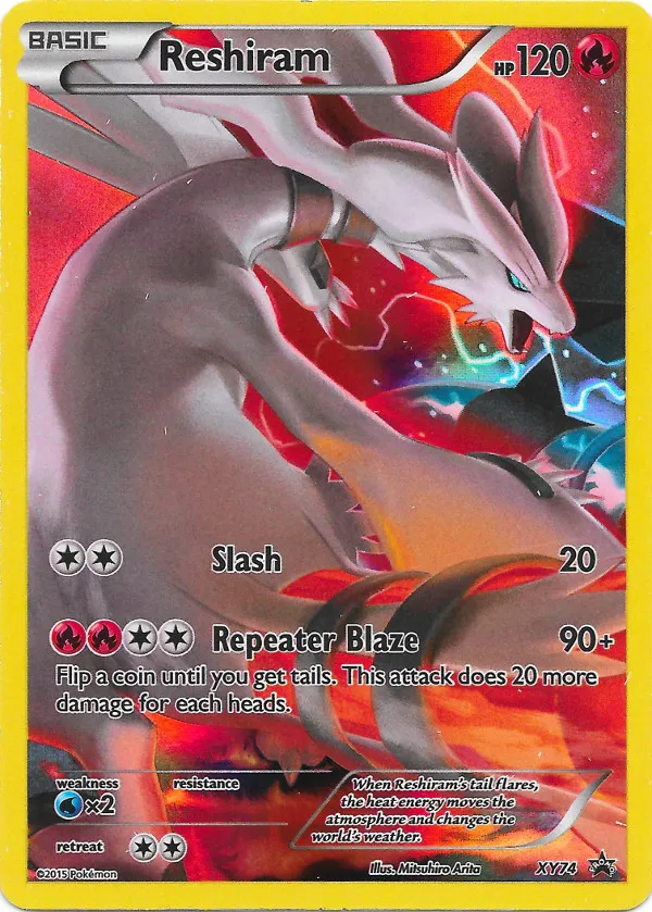 Carte Reshiram — XY Black Star Promos