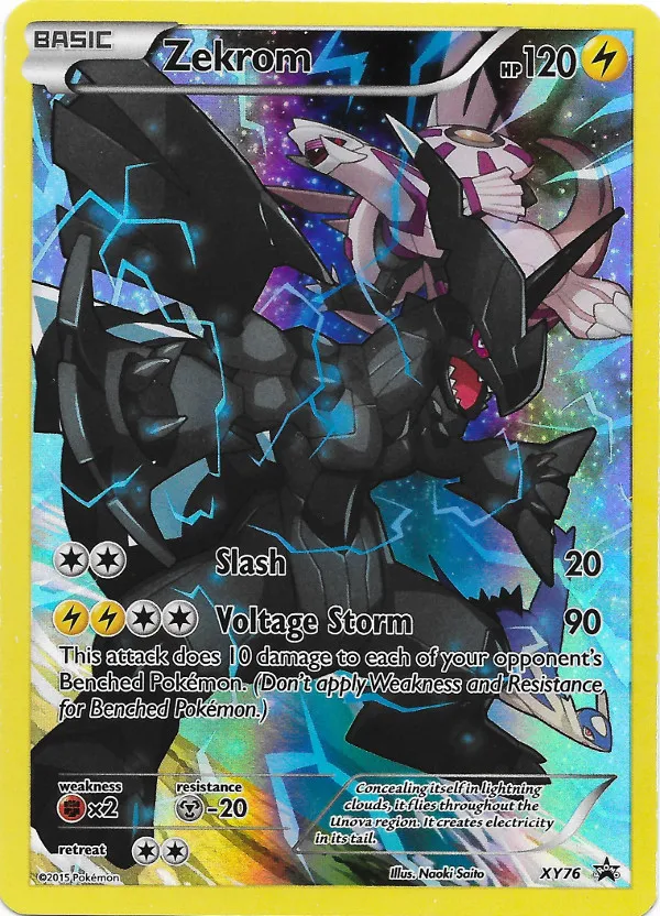Carte Zekrom — XY Black Star Promos