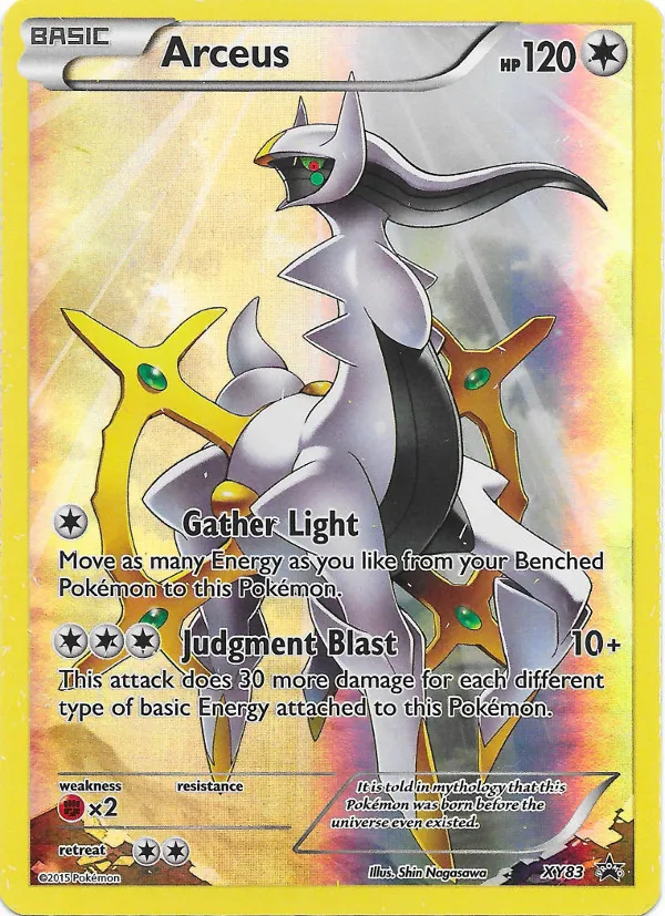 Carte Arceus — XY Black Star Promos