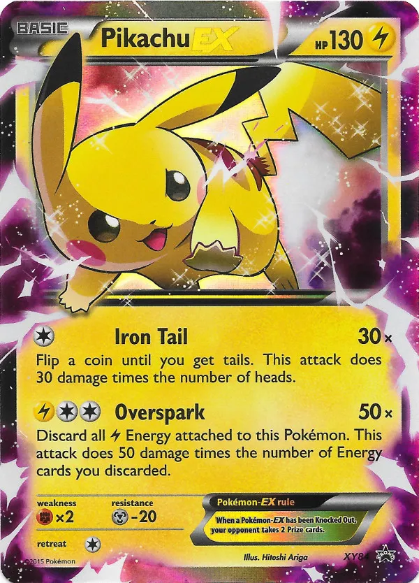 Carte Pikachu-EX — XY Black Star Promos