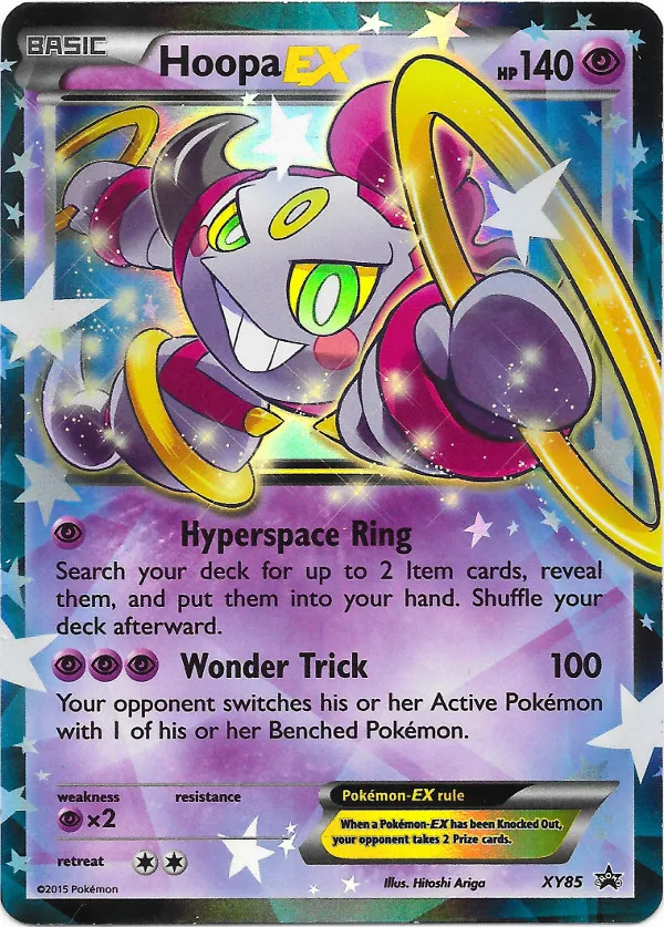 Carte Hoopa EX — XY Black Star Promos