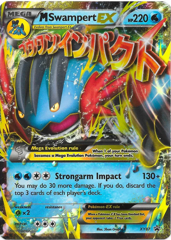 Carte MSwampert EX — XY Black Star Promos