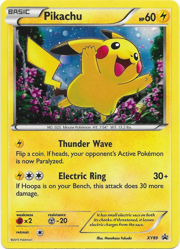 Carte Pikachu — XY Black Star Promos