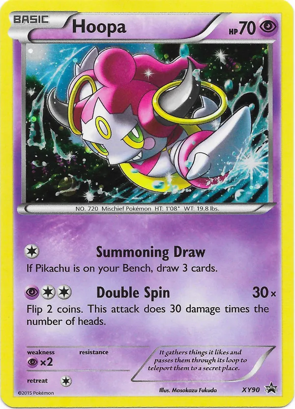Carte Hoopa — XY Black Star Promos
