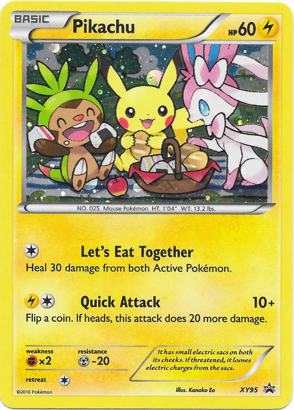 Carte Pikachu — XY Black Star Promos
