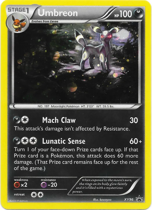 Carte Umbreon — XY Black Star Promos