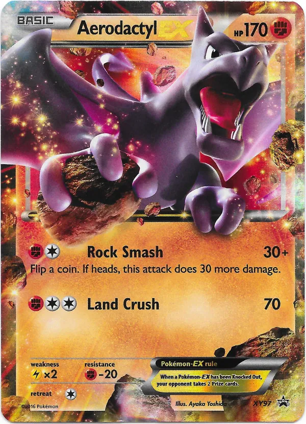 Carte Aerodactyl EX — XY Black Star Promos