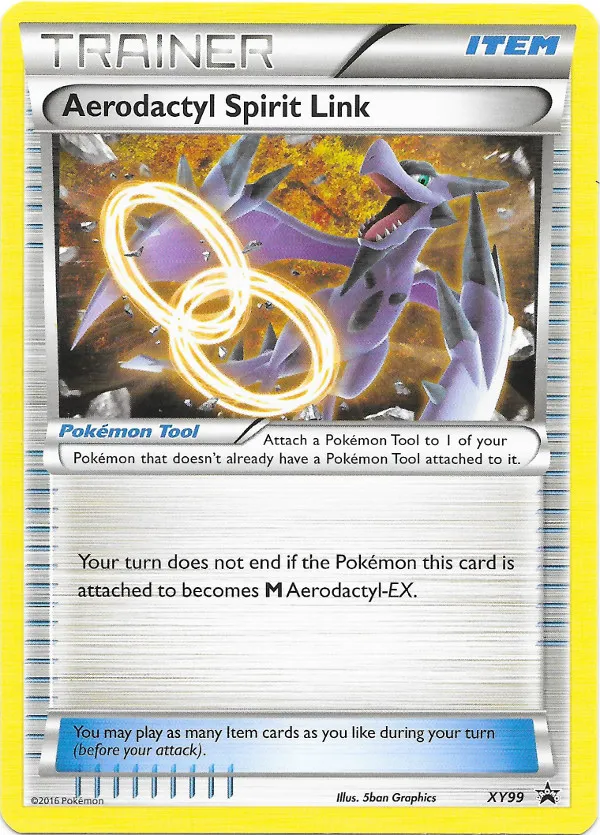 Carte Aerodactyl Spirit Link — XY Black Star Promos