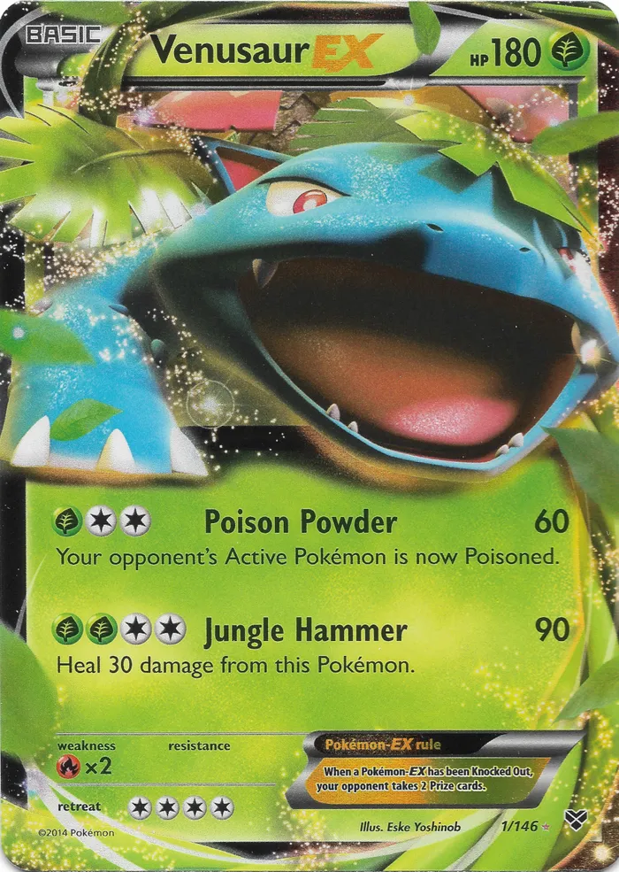 Carte Venusaur-EX — XY
