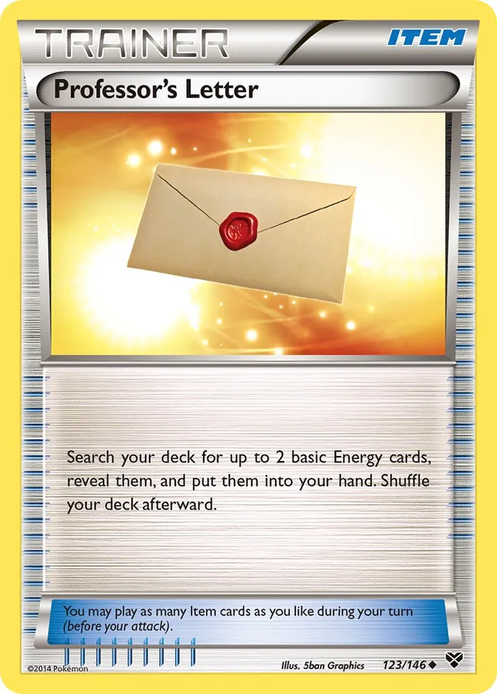 Carte Lettre du Professeur — XY