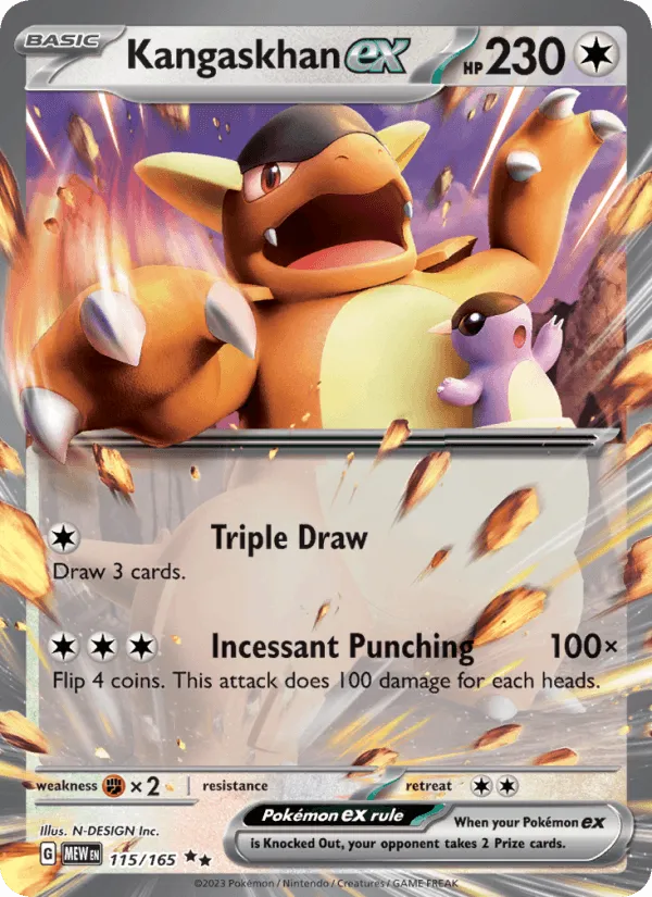 Carte Kangaskhan ex — 151