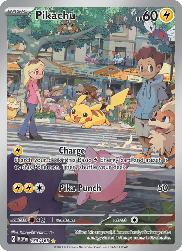 Carte Pikachu — 151