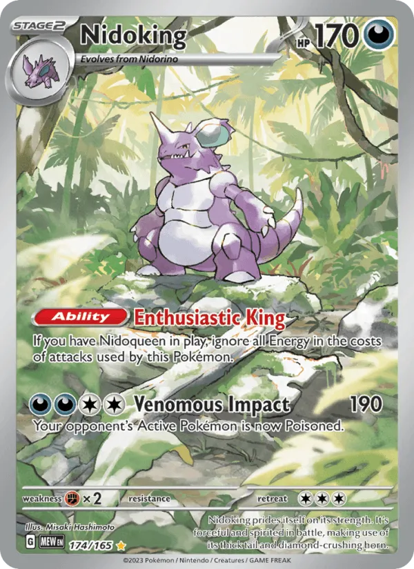 Carte Nidoking — 151
