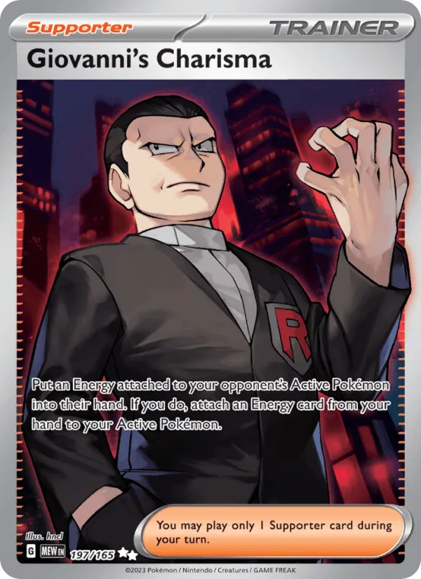 Carte Charisme de Giovanni — 151