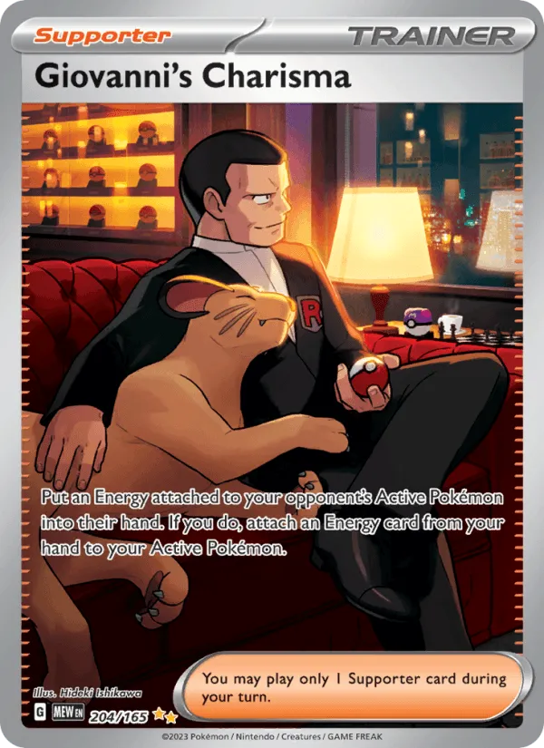 Carte Charisme de Giovanni — 151