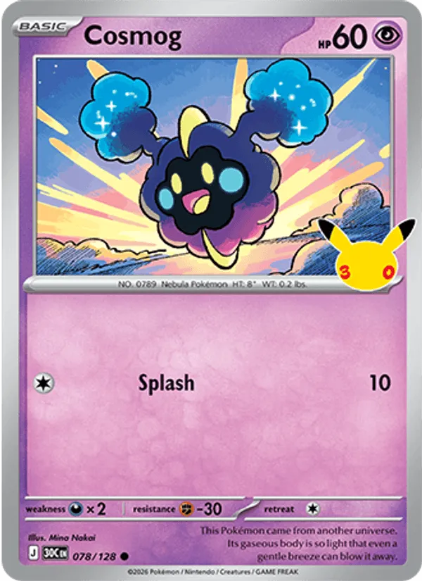 Carte Cosmog — 30th Celebration