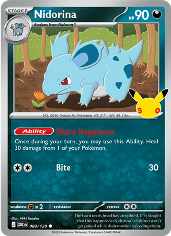 Carte Nidorina — 30th Celebration
