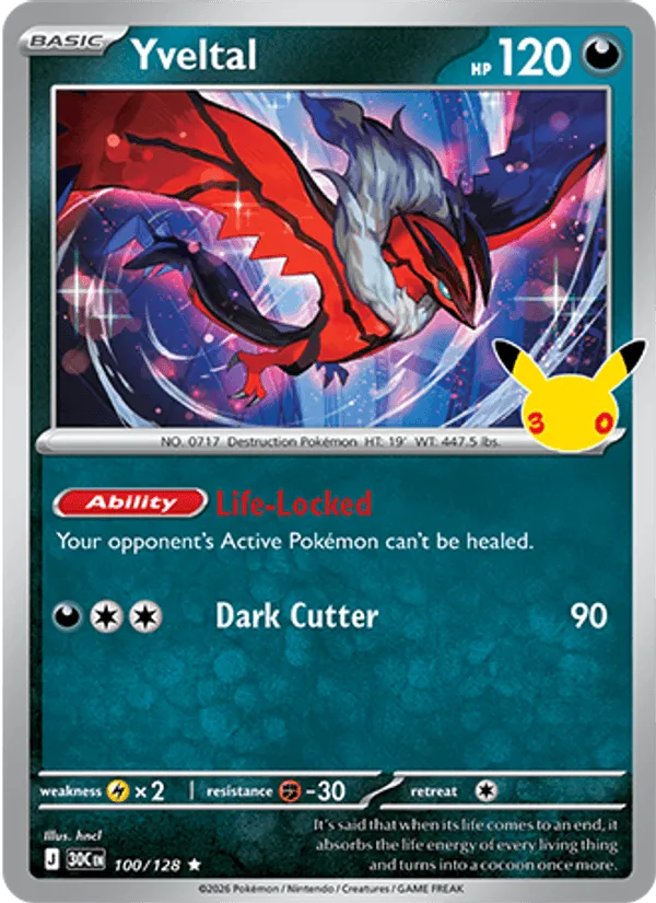 Carte Yveltal — 30th Celebration