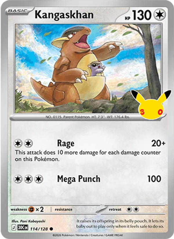 Carte Kangaskhan — 30th Celebration