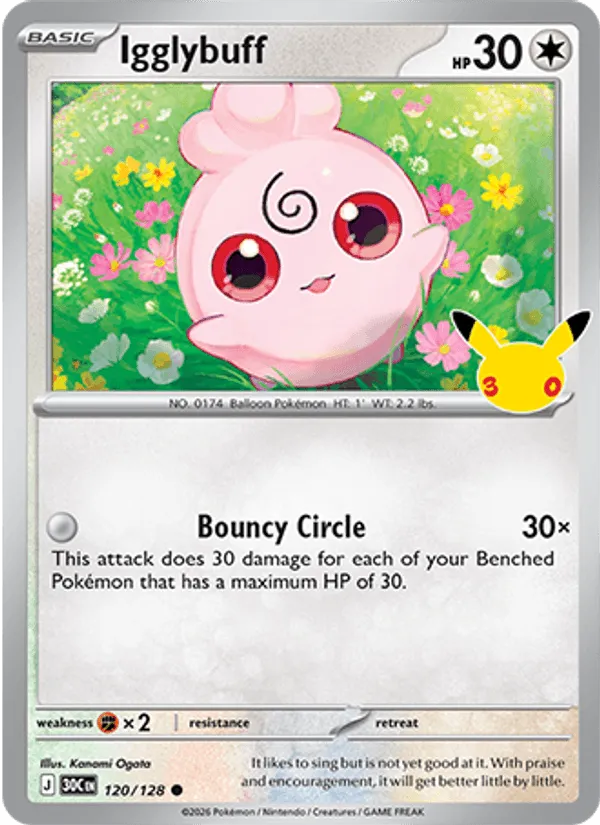 Carte Igglybuff — 30th Celebration