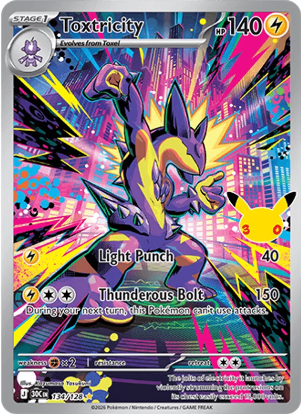 Carte Toxtricity — 30th Celebration