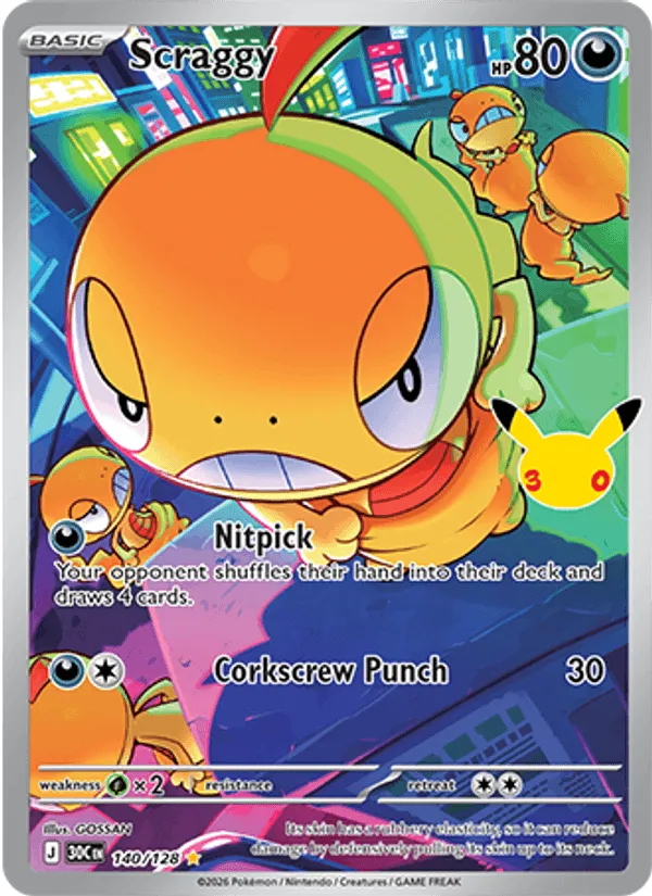 Carte Scraggy — 30th Celebration