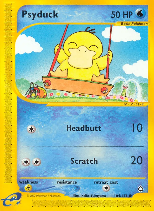 Carte Psykokwak — Aquapolis