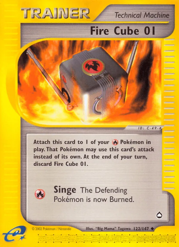 Carte Cube de feu 01 — Aquapolis