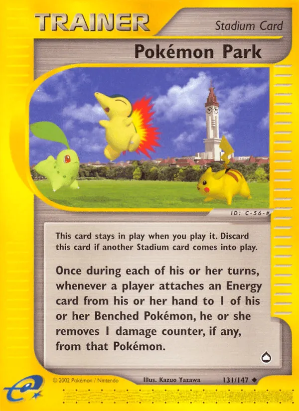 Carte Parc Pokémon — Aquapolis
