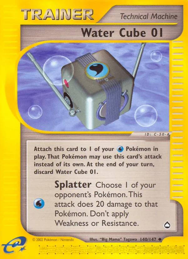 Carte Cube d'eau 01 — Aquapolis