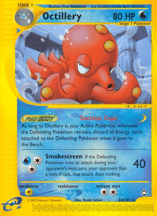 Carte Octillery — Aquapolis