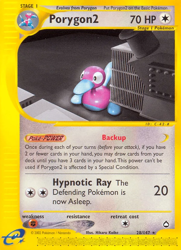 Carte Porygon2 — Aquapolis
