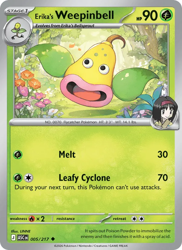 Carte Boustiflor de Erika — Ascended Heroes Additionals