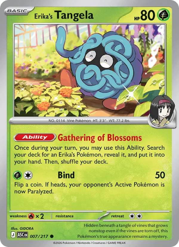 Carte Saquedeneu de Erika — Ascended Heroes Additionals
