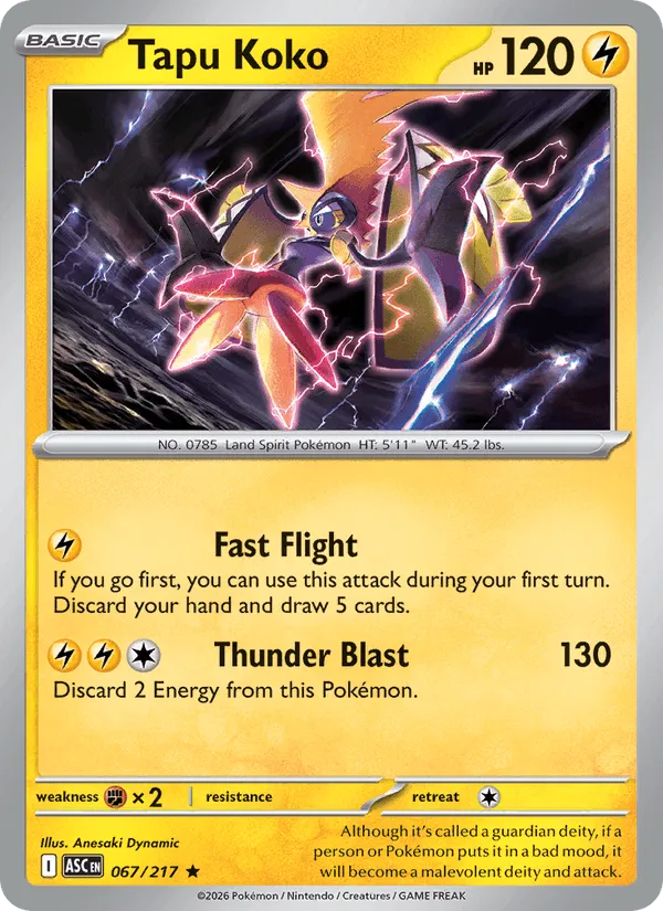 Carte Tokorico — Ascended Heroes Additionals