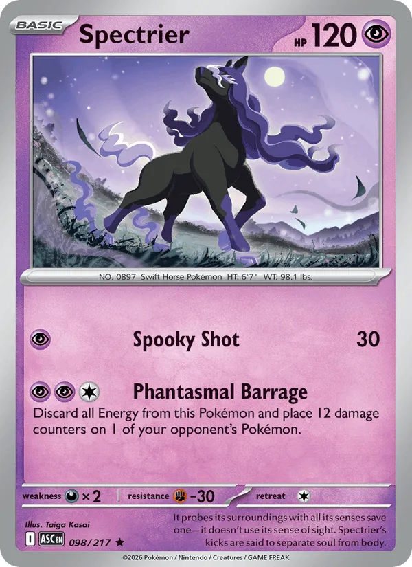 Carte Spectreval — Ascended Heroes Additionals