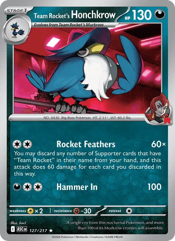 Carte Corboss de la Team Rocket — Ascended Heroes Additionals