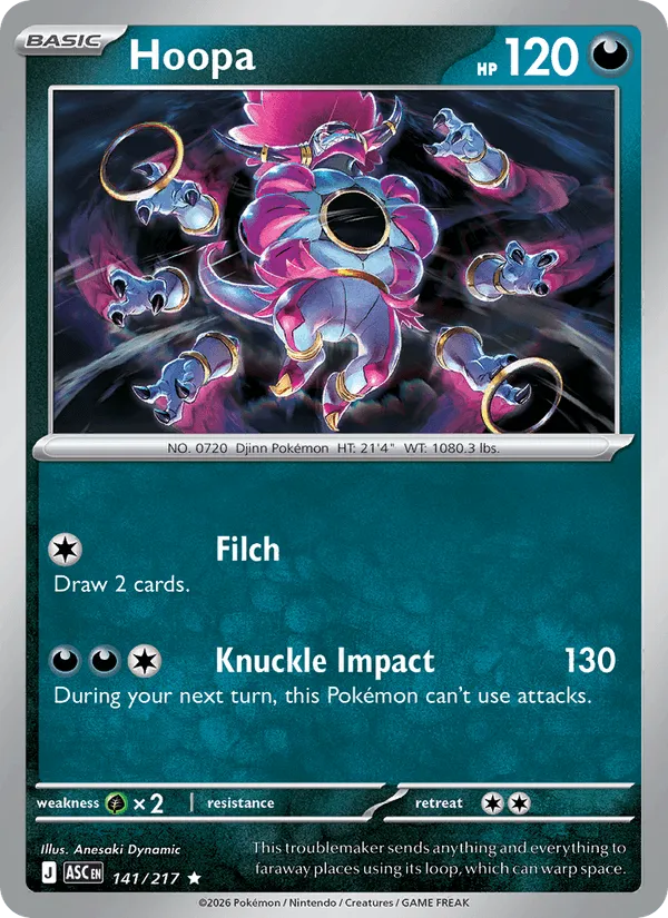 Carte Hoopa — Ascended Heroes Additionals