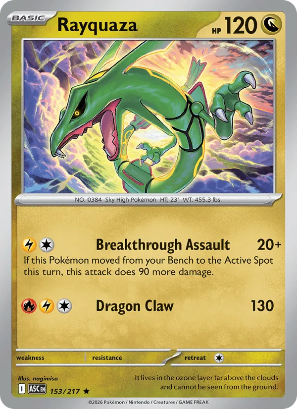 Carte Rayquaza — Ascended Heroes Additionals